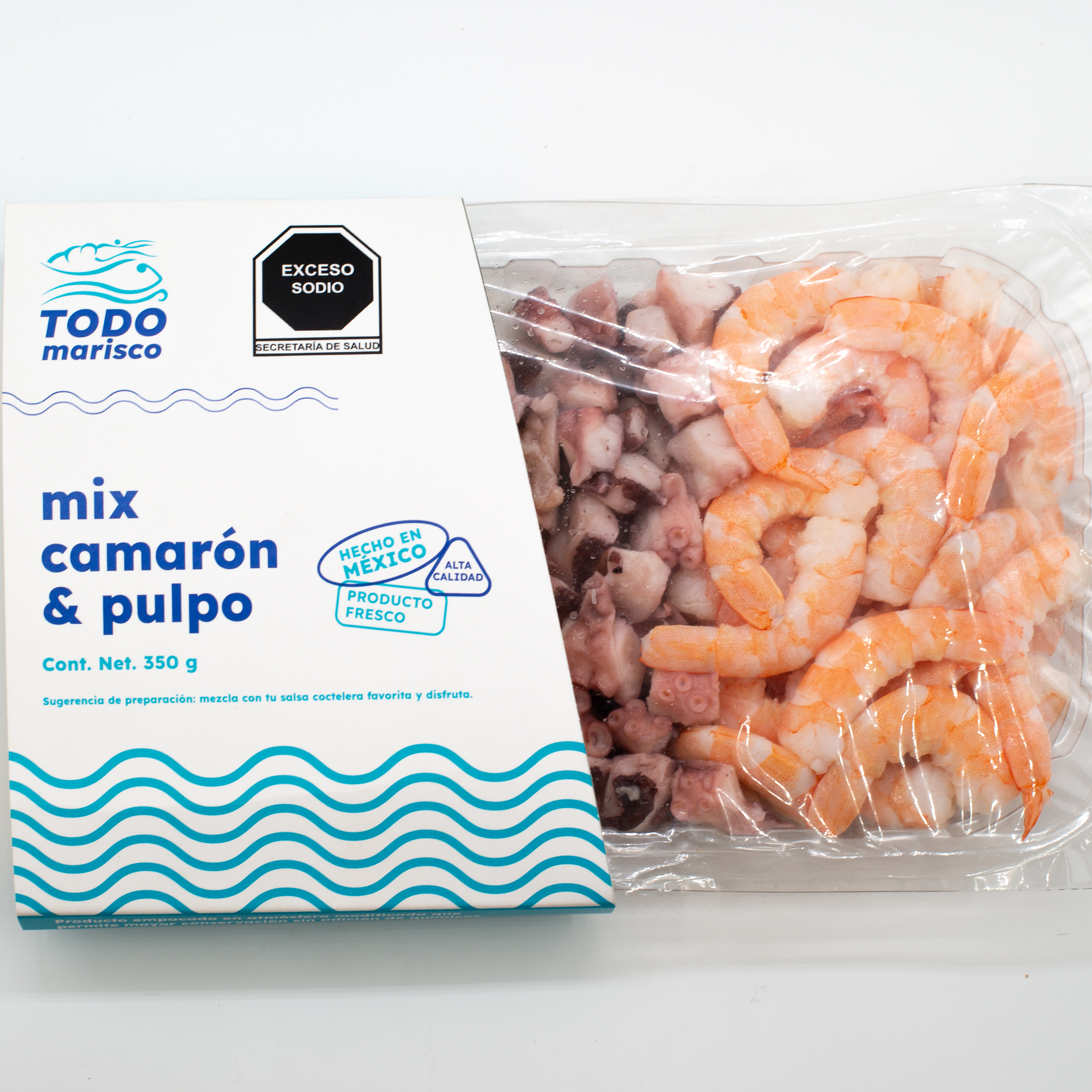 Mix camarón y pulpo